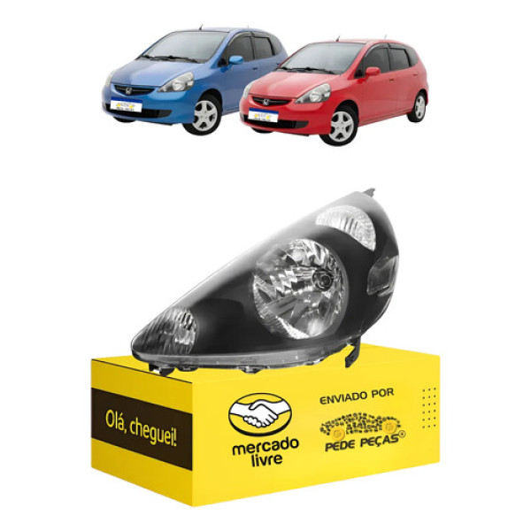 Farol Sinaleira Honda Fit 2003 2004 2005 2006 2007 2008 Le Esquerdo/motorista