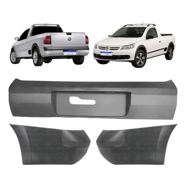 Kit Parachoque Volkswagen Saveiro G5 G6 2009 A 2016 Traseiro