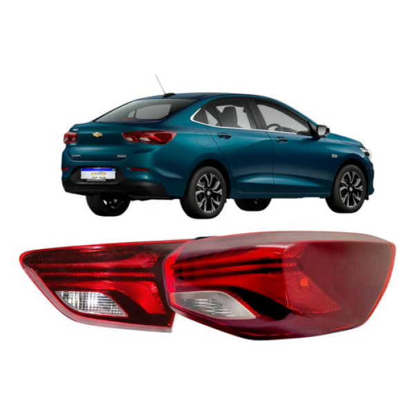 Par Lanterna Chevrolet Onix Sedan 2020 2021 2022 23 24 25 Ld Direito/passageiro