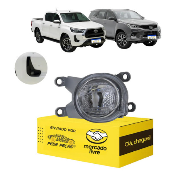 Farol Milha Cibié Toyota Sw4 Hilux 2021 22 23 A 2026 Led Ld Cristal