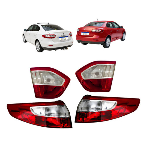 Lanterna Traseira Renault Fluence Mala Canto 2011 A 2016 