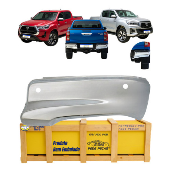 Ponteira Parachoque Hilux 2016 A 22 23 24 2025 C/sensor L.d