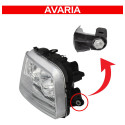 Farol Direito Fiat Idea 2006 2007 2008 2009 2010 C/avaria Direito/passageiro