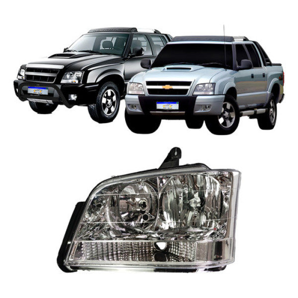 Farol S10 Blazer 2001 2002 2003 2004 2005 2006 2007 A 11 Le