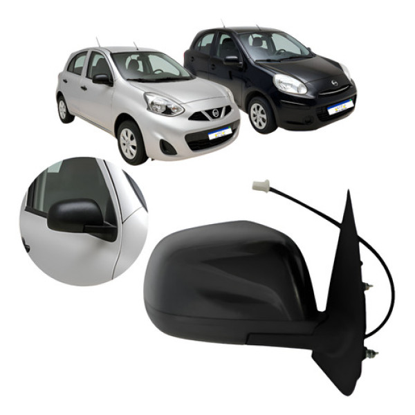 Retrovisor Direito Eletrico Nissan March 2012 2013 A 2020  Direito