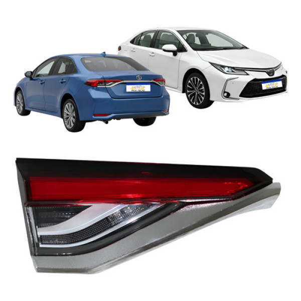 Lanterna Sinaleira Esquerda Corolla 2020 A 2025 Tampa Nova Esquerdo/motorista Vermelho