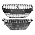 Kit Parachoque Peugeot 208 2020 A 2024 C/ Friso Preto Novo