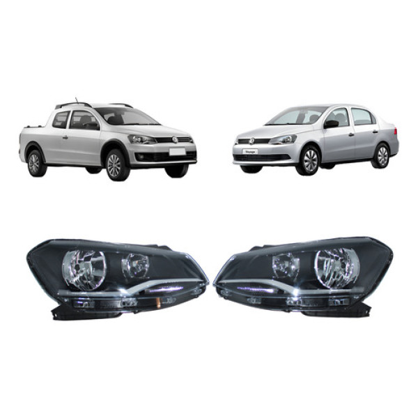 Farol Gol Saveiro Voyage G6 2013 2014 2015 2016