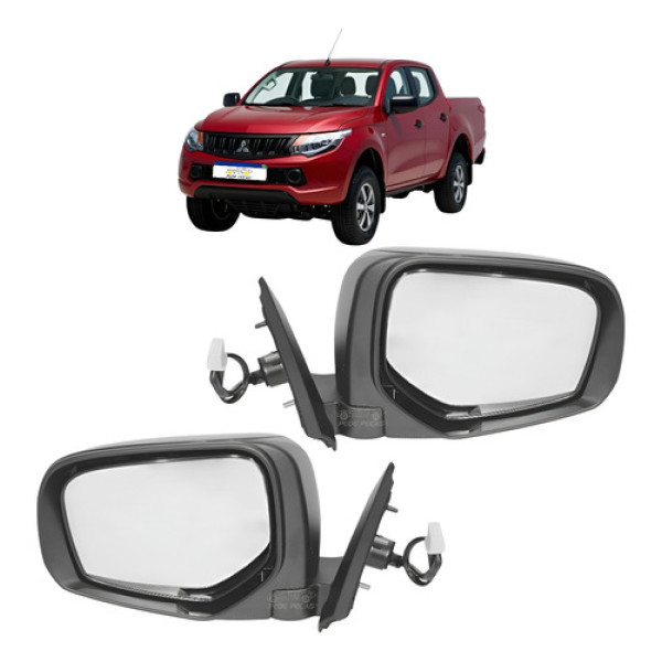 Retrovisor Mitsubishi Triton L200 2017 A 2022 Elétrico Novo
