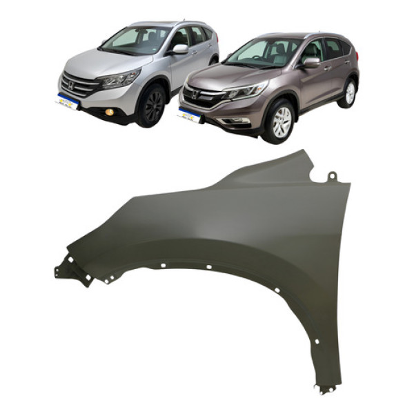 Paralama Esquerdo Honda Crv 2012 2013 2014 A 2016 Com Furo 