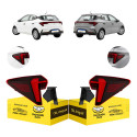 Par Sinaleira Traseira Canto Hb20 2023 2024 2025 2026 C/led Ambos Lados Vermelho