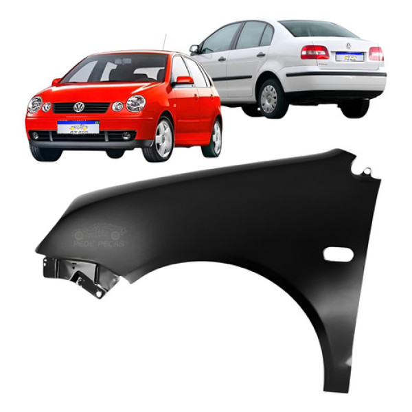 Paralama Volkswagen Polo Hatch Sedan 2003 A 2006 Novo Le