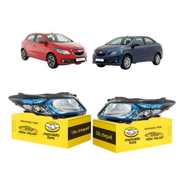 Par Farol Onix Prisma 2013 2014 2015 Joy 16 2017 2018 2019 Ambos Lados