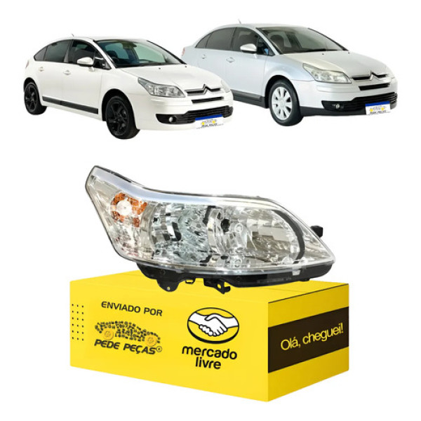 Sinaleira Direita Citroen C4 Pallas 2007 08 09 10 A 2013 Direito/passageiro