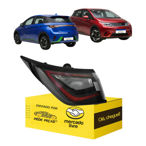 Lanterna Sinaleira Byd Dolphin 2023 2024 2025 2026 L.e Esquerdo/motorista Bicolor