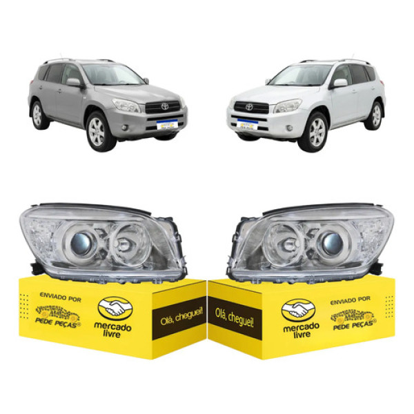 Par Farol Sinaleira Toyota Rav4 2006 2007 2008 Novo Ambos Lados