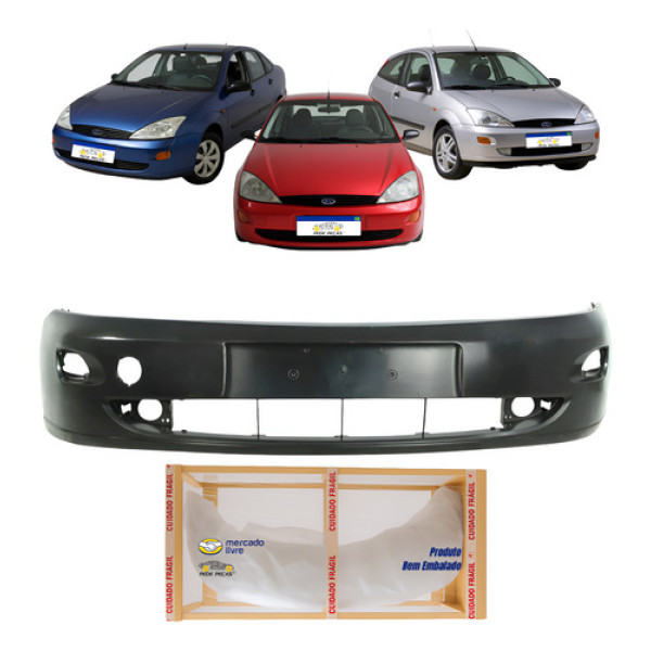 Parachoque Focus Hatch Sedan 2000 2001 2002 2003 Preto