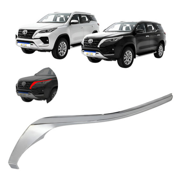 Friso Cromado Farol Sw4 2021 2022 2023 2024 L.e Novo - Cromado