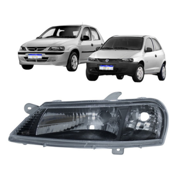 Farol Chevrolet Celta 2000 2001 2002 2003 2004 A 06 Novo Le