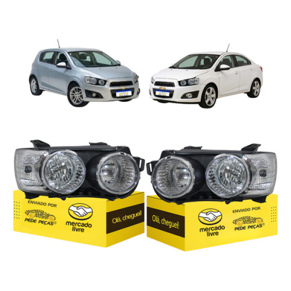 Par Farol Sinaleira Sonic 2012 2013 2014 Lt Ltz Ltz Effect Ambos Lados