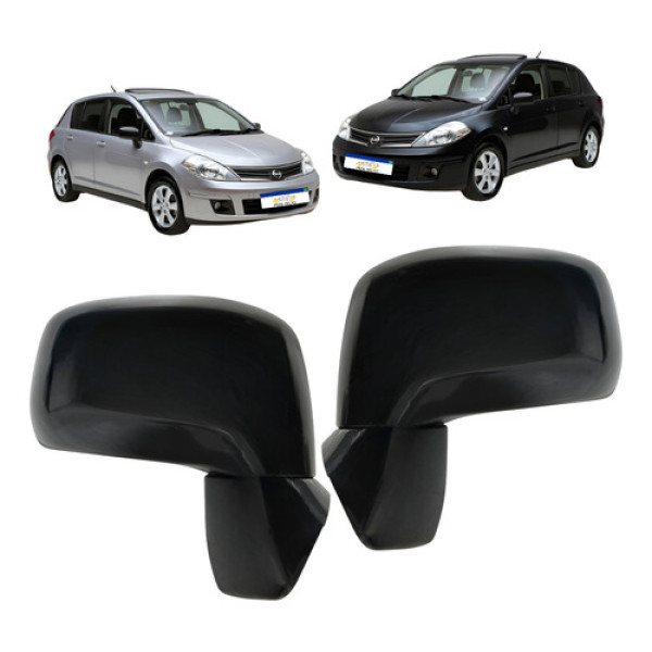 Par Retrovisor Nissan Tiida 2008 2009 A 2013 Manual Novo