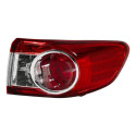 Lanterna Traseira Canto Toyota Corolla 2012 13 2014 S/led Ld Direito/passageiro Vermelho Cristal