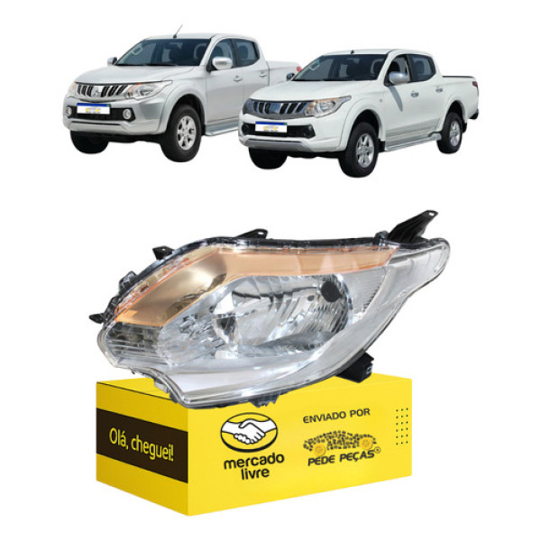 Farol Sinaleira Mitsubishi L200 Triton 2017 2018 2019 L.e Esquerdo/motorista