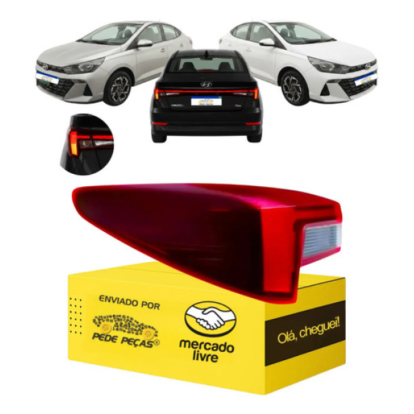 Lanterna Sinaleira Canto Hb20s 2023 2024 2025 2026 C/led Le Esquerdo/motorista