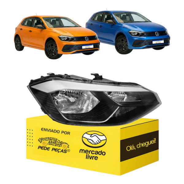 Farol Sinaleira Vw Polo Track 2023 2024 2025 2026 Novo L.d Direito/passageiro