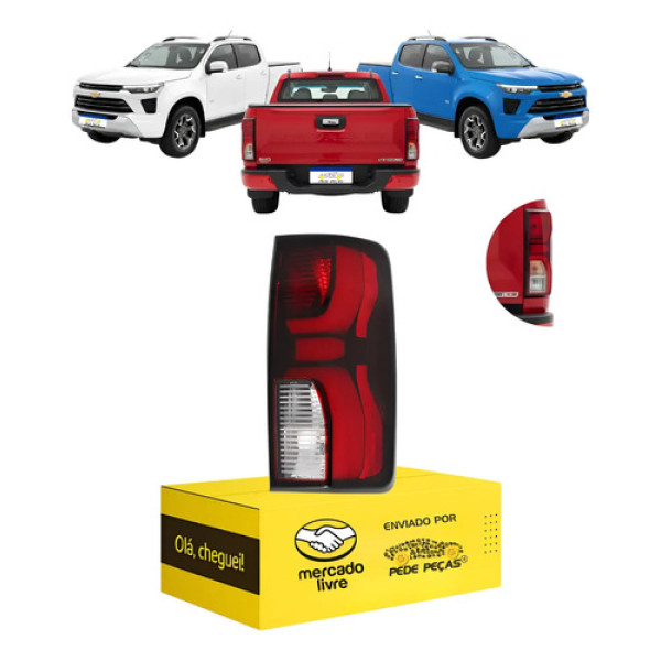 Lanterna Sinaleira Chevrolet S10 2025 2026 C/led Nova L.d Direito/passageiro Fume