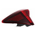 Sinaleira Traseira Canto Esquerdo Hb20 2023 24 25 2026 S/led Esquerdo/motorista Vermelho