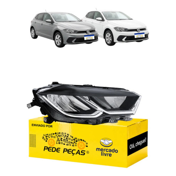 Sinaleira Vw Polo 2023 2024 2025 2026 Full Led C/avaria Ld Direito/passageiro