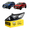 Farol Sportage 2011 2012 2013 2014 2015 S/led Novo L.e Esquerdo/motorista