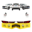 Jogo Lanternas Canto Tampa Fiat Fastback 2023 2024 2025 2026 Ambos Lados Fume