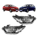 Farol Onix Prisma Ltz Activ Friso Cromado 2017 2018 A 21 Led