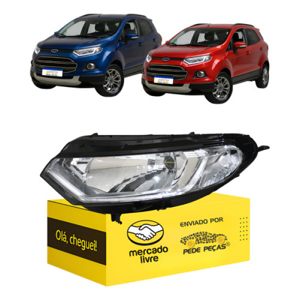 Farol Sinaleira Ecosport 2013 2014 2015 2016 2017 C/led L.e Esquerdo/motorista