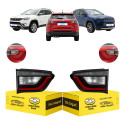 Par Sinaleira Traseira Tampa Jeep Compass 2022 A 2026 C/led Ambos Lados