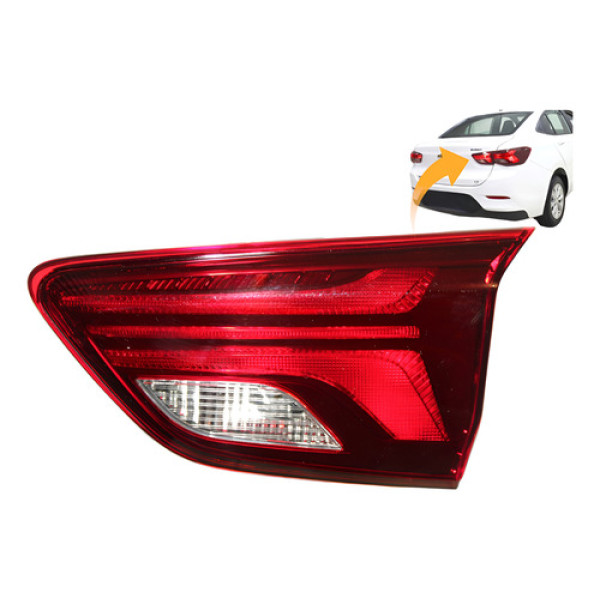 Lanterna Traseira Onix Sedan Plus Tampa Lado Direito Sem Led