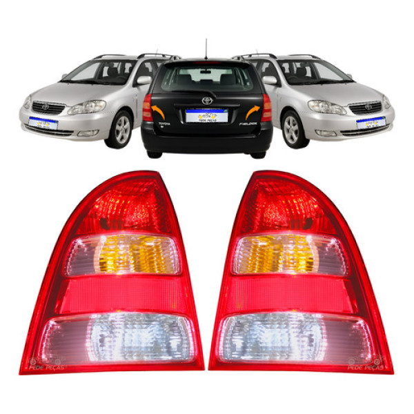 Lanterna Sinaleira Toyota Corolla Fielder 2004 A 2008 Novo
