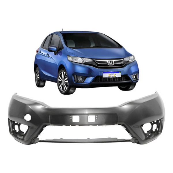 Parachoque Dianteiro Honda Fit 2015 2016 2017 Novo Preto