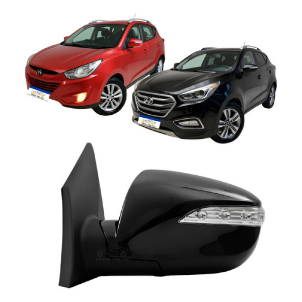 Retrovisor Le Hyundai Ix35 2010 A 2014 C/pisca Elétrico