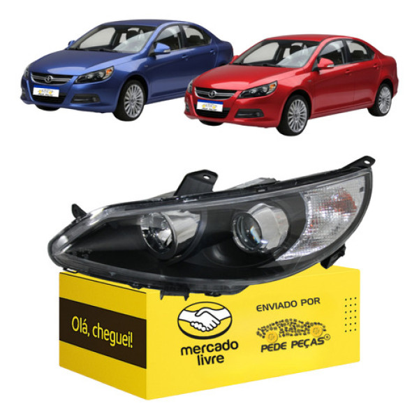 Farol Sinaleira Jac J5 2011 2012 2013 2014 Novo Manual L.e Esquerdo/motorista