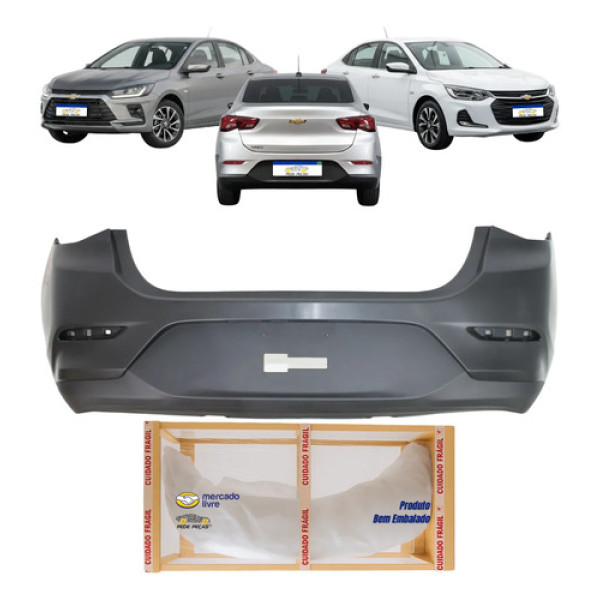 Parachoque Traseiro Onix Sedan Plus 2020 21 22 23 24 25 2026