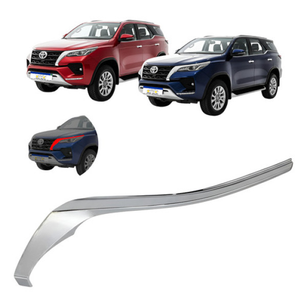 Friso Farol Esquerdo Sw4 2021 2022 2023 2024 Novo - Cromado