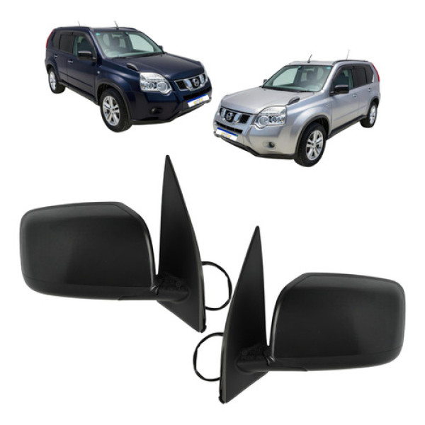 Retrovisor Nissan X-trail 2008 2009 A 2014 C/aquecimento Par