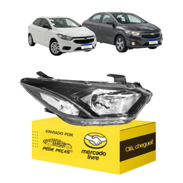 Farol Direito Onix P...