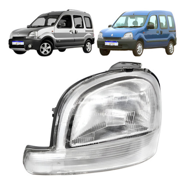 Farol Renault Kangoo 1998 1999 2000 2001 2001 A 2007 Novo Le Esquerdo/motorista