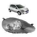 Farol Fiat Punto 2007 2008 2009 2010 A 2012 Mascara Cinza Ld
