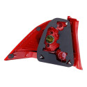 Par Lanterna Traseira Peugeot 307 Sedan 2007 08 09 10 A 2012 Ambos Lados Vermelho