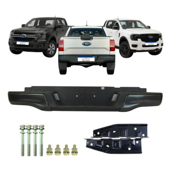 Parachoque Traseiro Ranger S/furo Sensor 2024 2025 2026 Novo